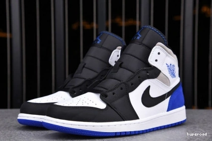 Hyperoad AIR JORDAN BLACK 1 SE MID TOE' 'ROYAL 0714